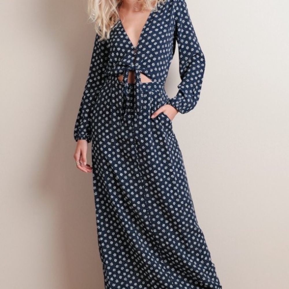 Flynn Skye Piper cut-out maxi dress