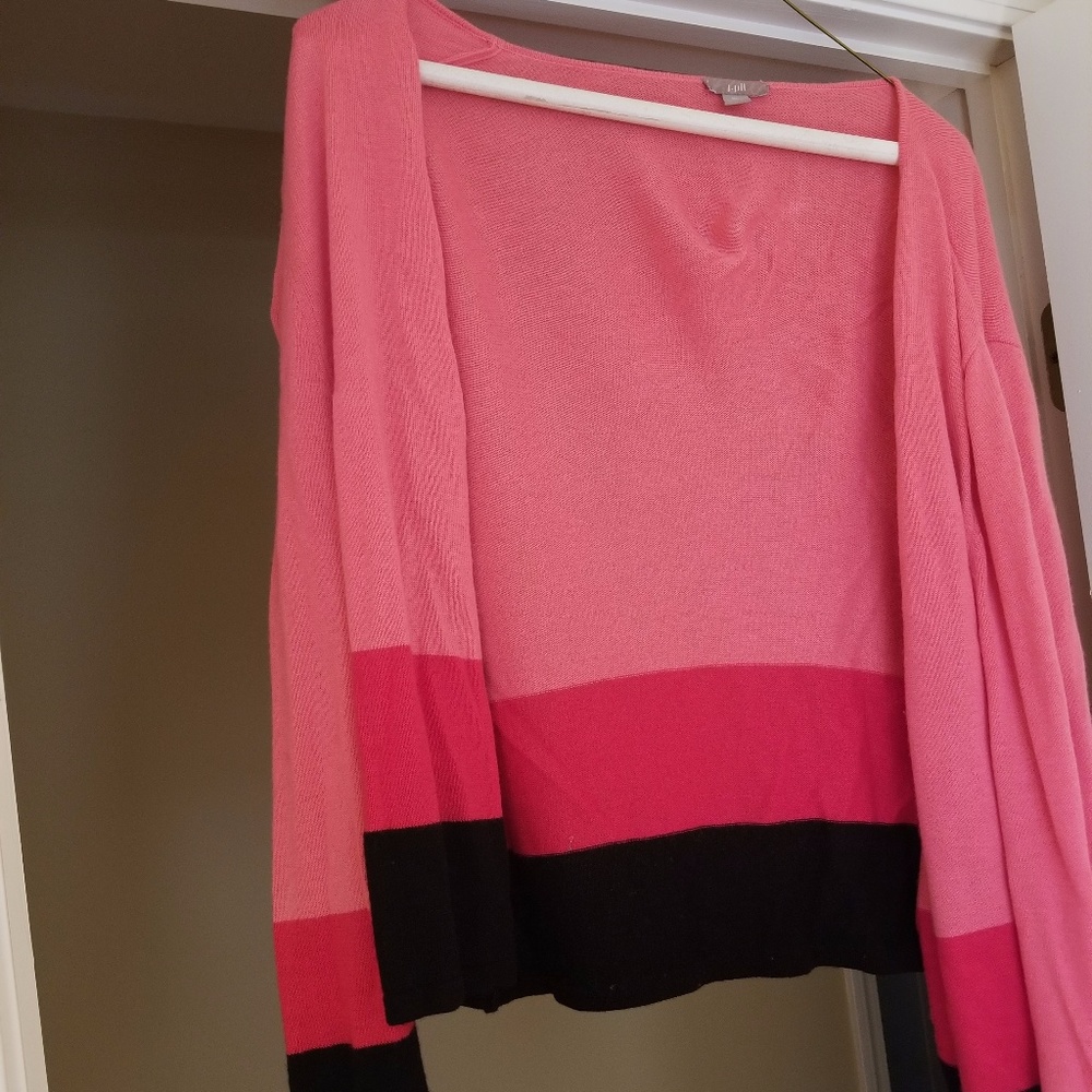 J.Jill Colorblock Cardigan