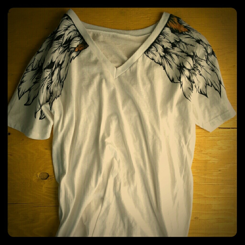 Hand drawn t-shirt.