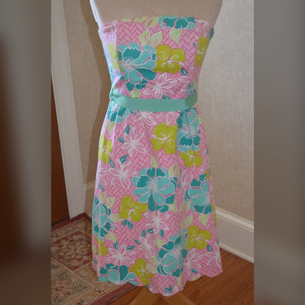 🌸Vintage Lilly Pulitzer Strapless Sundress🌸