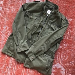 Gap Army Green Fall Jacket