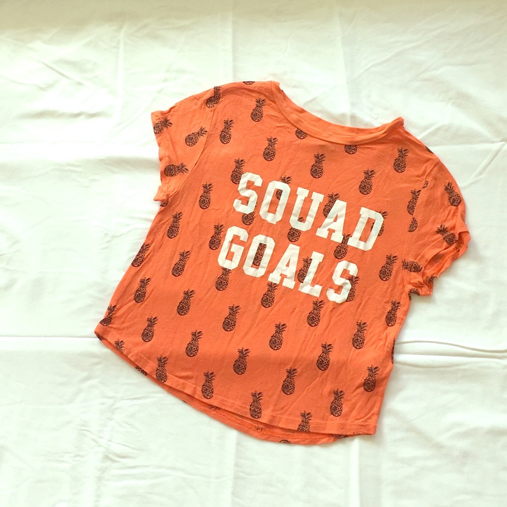 "SQUAD GOALS" Pineapple Top from H&M