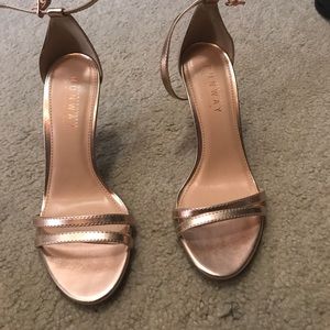 Rose gold heels