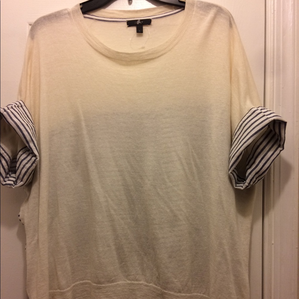 J Crew Stripped Collection Pullover Sweater
