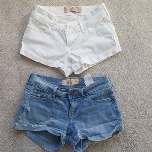 Hollister Short-Short Low Rise 2-pair Bundle