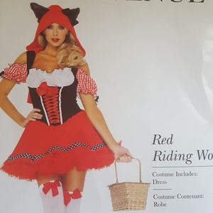 NWOT Red Riding Wolf Costume Size S/M