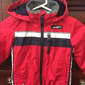 baby girl fleece lined jacket