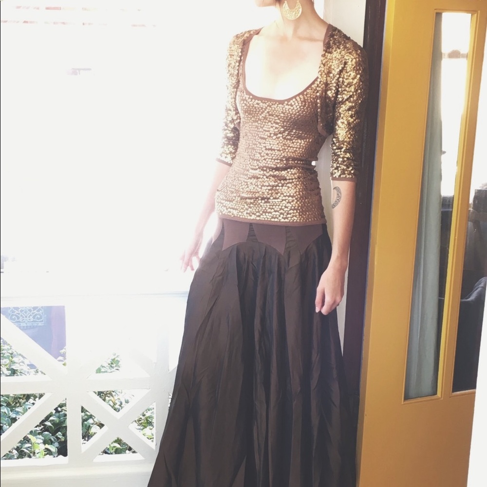Sparkle Top and Skirt Set