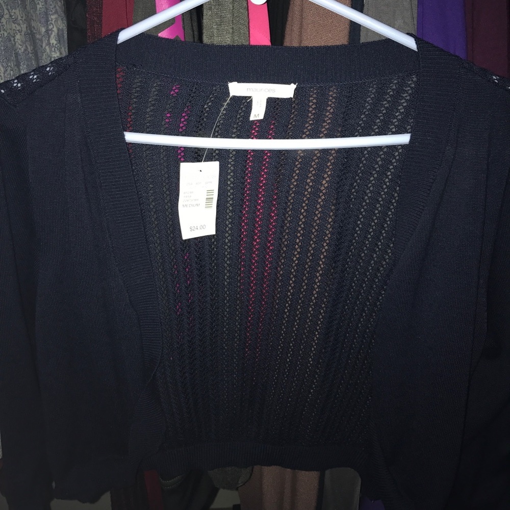 Navy blue cardigan