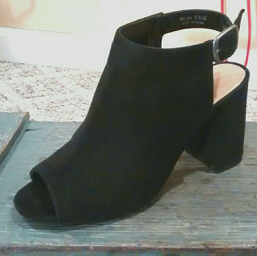 Suede Slingback Booties - Bestie