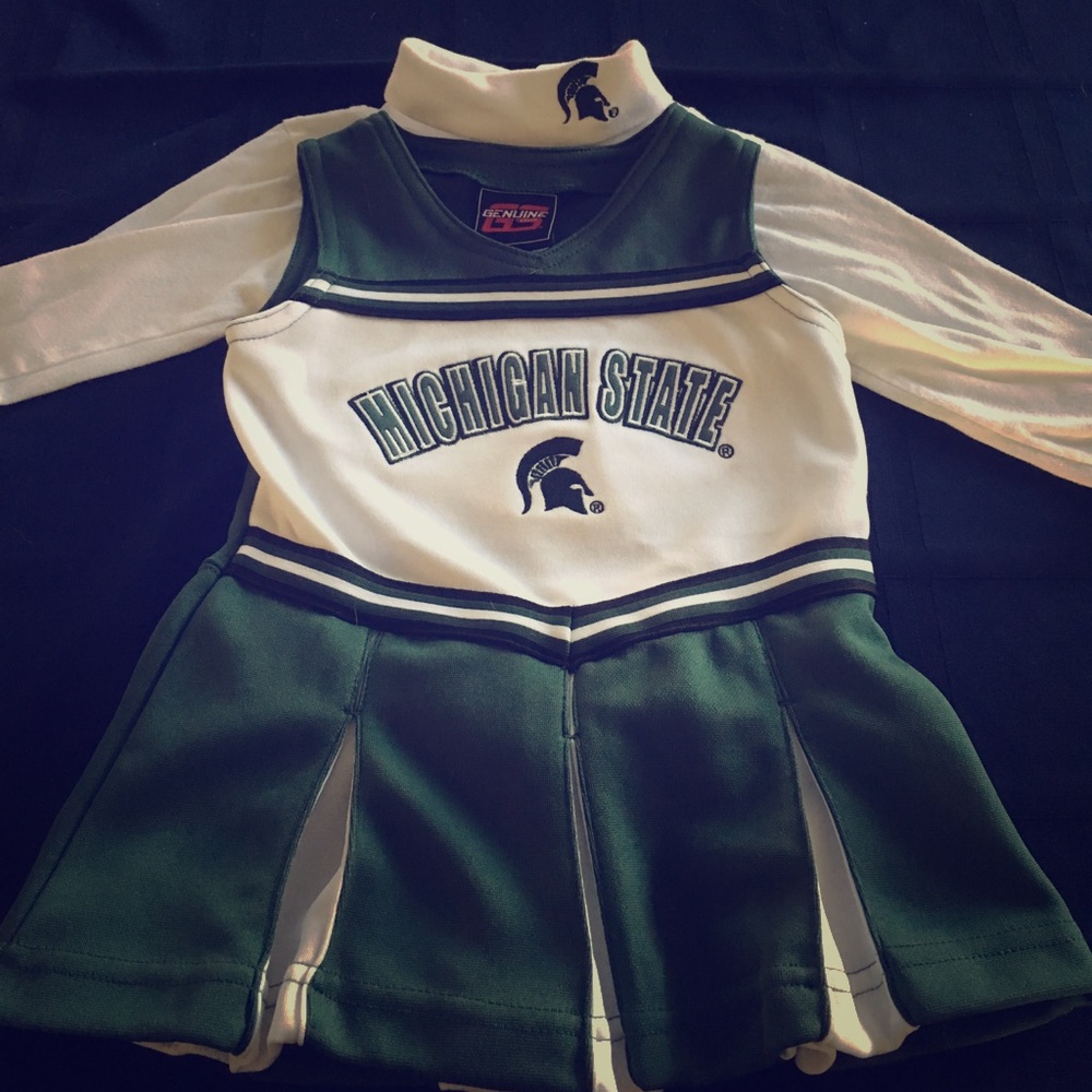 Toddler Michigan State Spartan Cheerleading