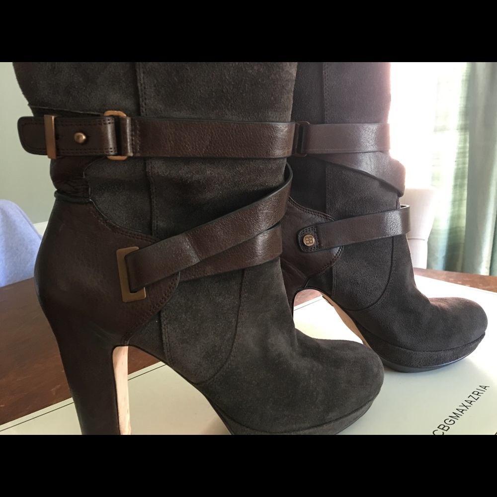 BCBGMAXAZRIA suede knee high boot