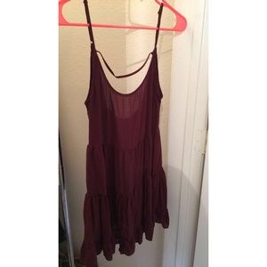 Brandy Melville maroon dress!