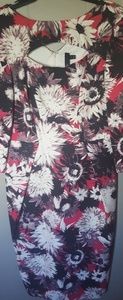 Floral day to night body con dress