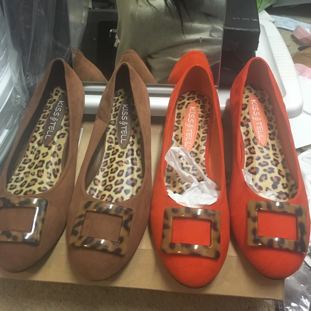 Suede like flats