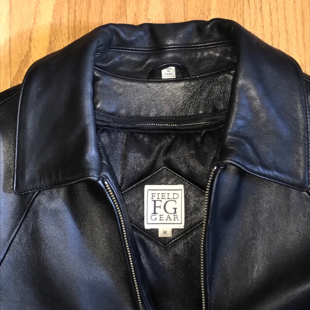 Field Gear Womens Leather Jacket M