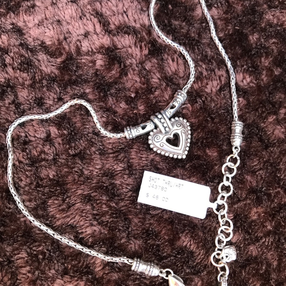 Reduced - Brighton Shot Thru the Heart Necklace