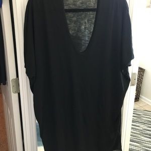 Helmet Lang Black Tee