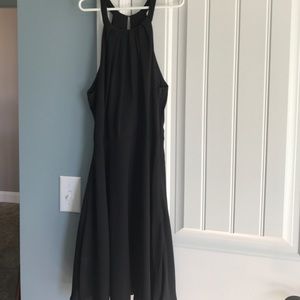 Black skater dress