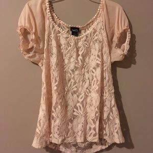 Baby Doll Top in Light Pink