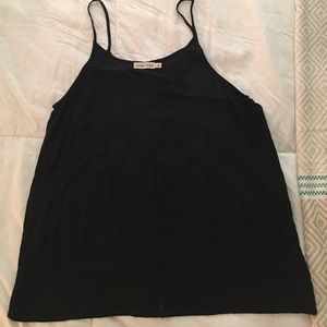 Black Top with small cut out pattern