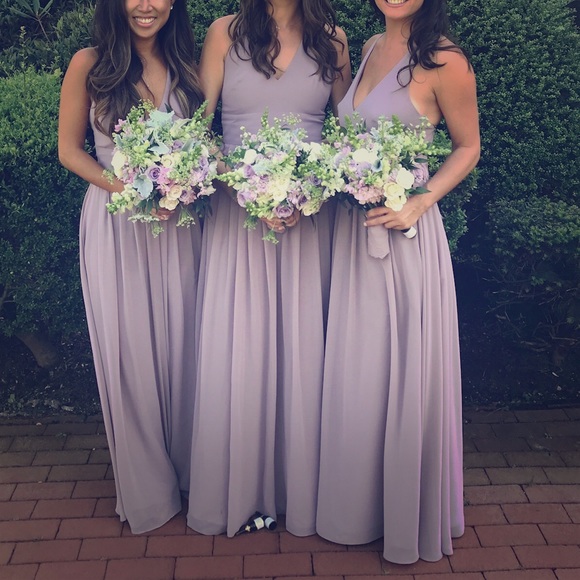 Monique Lhuillier Lilac Wedding Dress