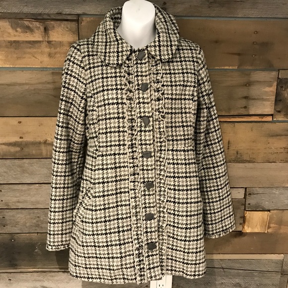 Rewind Jackets & Blazers - Rewind houndstooth Plaid coat. Size small