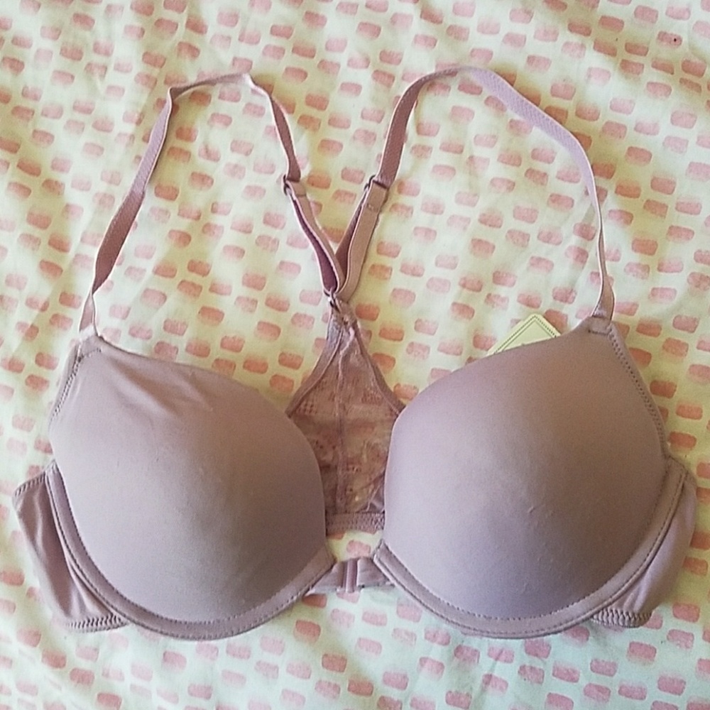 NWT Lilac Racerback Pushup Bra