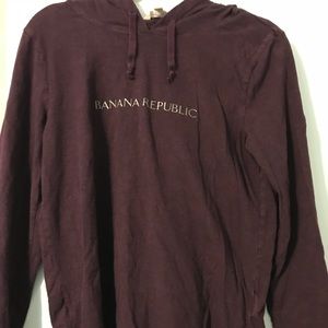 AUTHENTIC BANANA REPUBLIC Plum Long Sleeved Hoodie