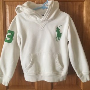 Ralph Lauren Boy White Hoodie
