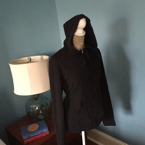 GAP black zip up hoodie