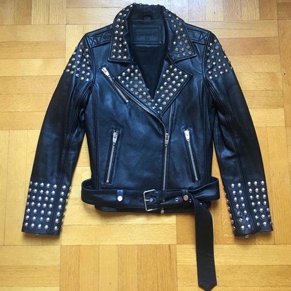 LF Jackets & Blazers - Carmar Studded Leather Jacket NWT