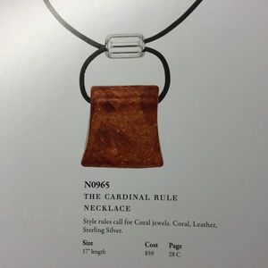 Silpada - The Cardinal Rule Necklace