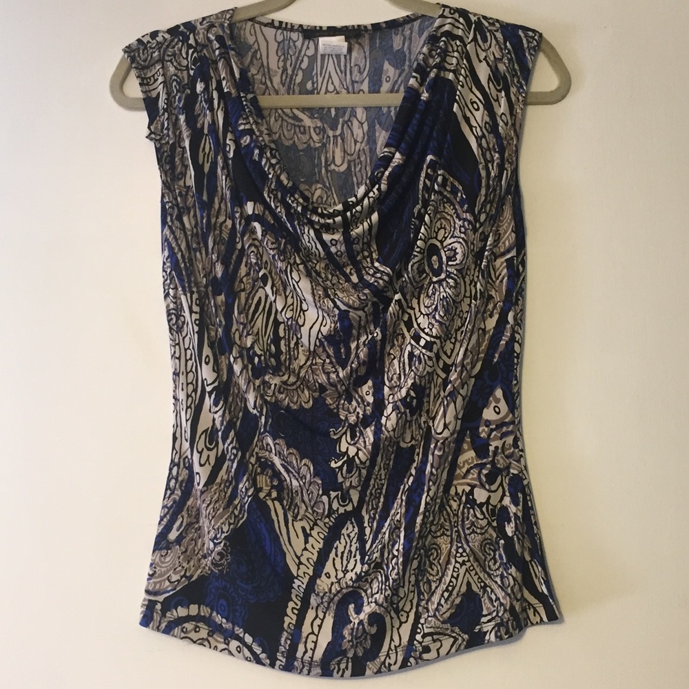 Drape neck top💙