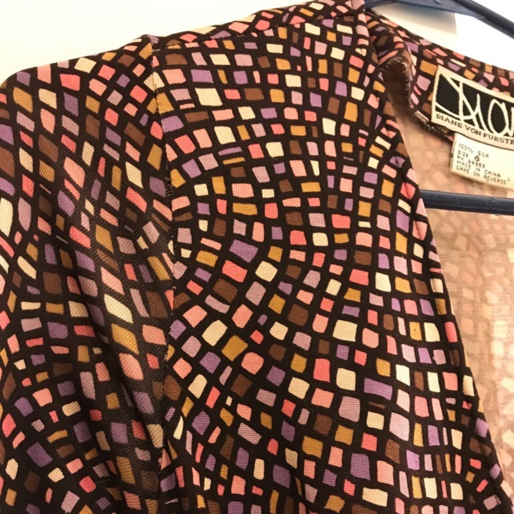 Vintage Diane Von Furstenberg wrap dress.