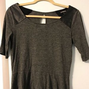 EXPRESS Cotton Peplum Top