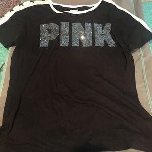 Pink shirt sleeve shirt