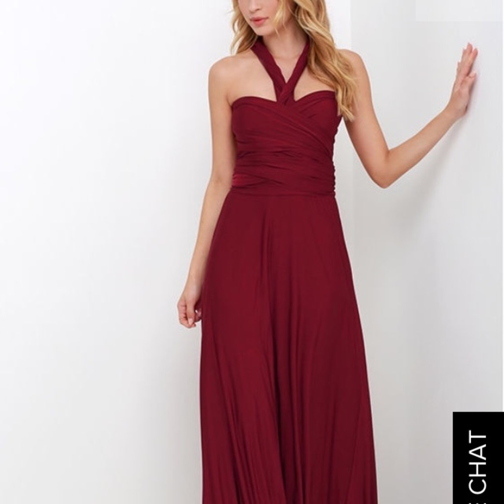 Lulu's Always Stunning Convertible Dress