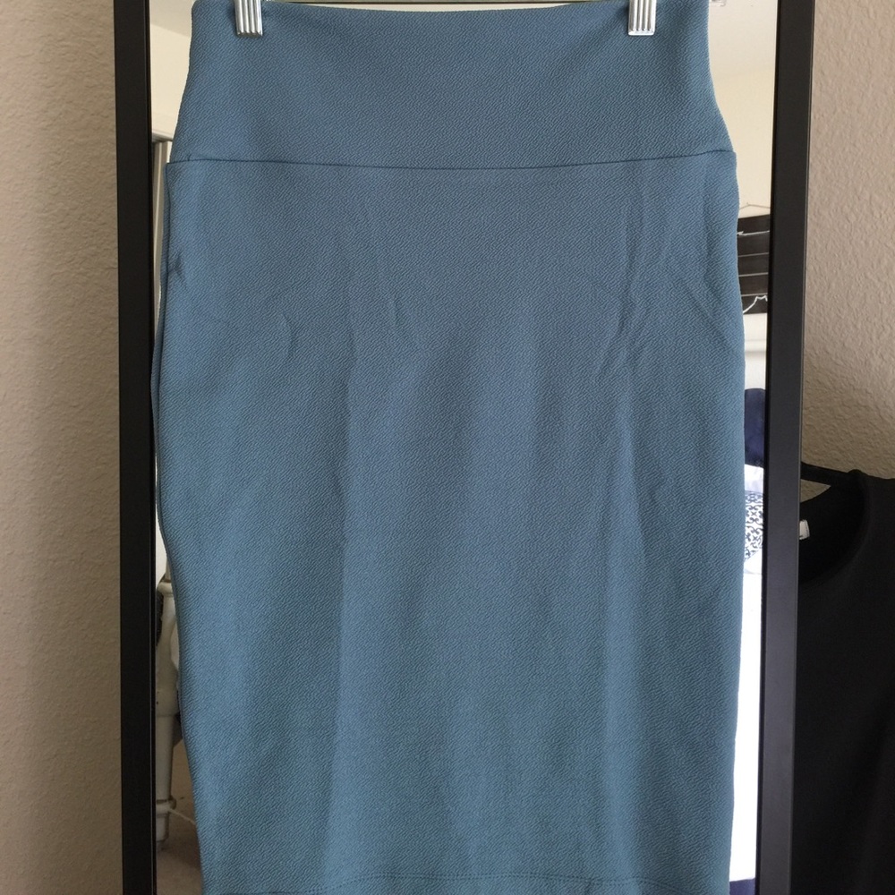 Blue Lularoe Cassie pencil skirt XS