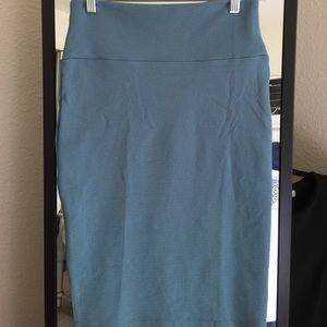 Blue Lularoe Cassie pencil skirt XS
