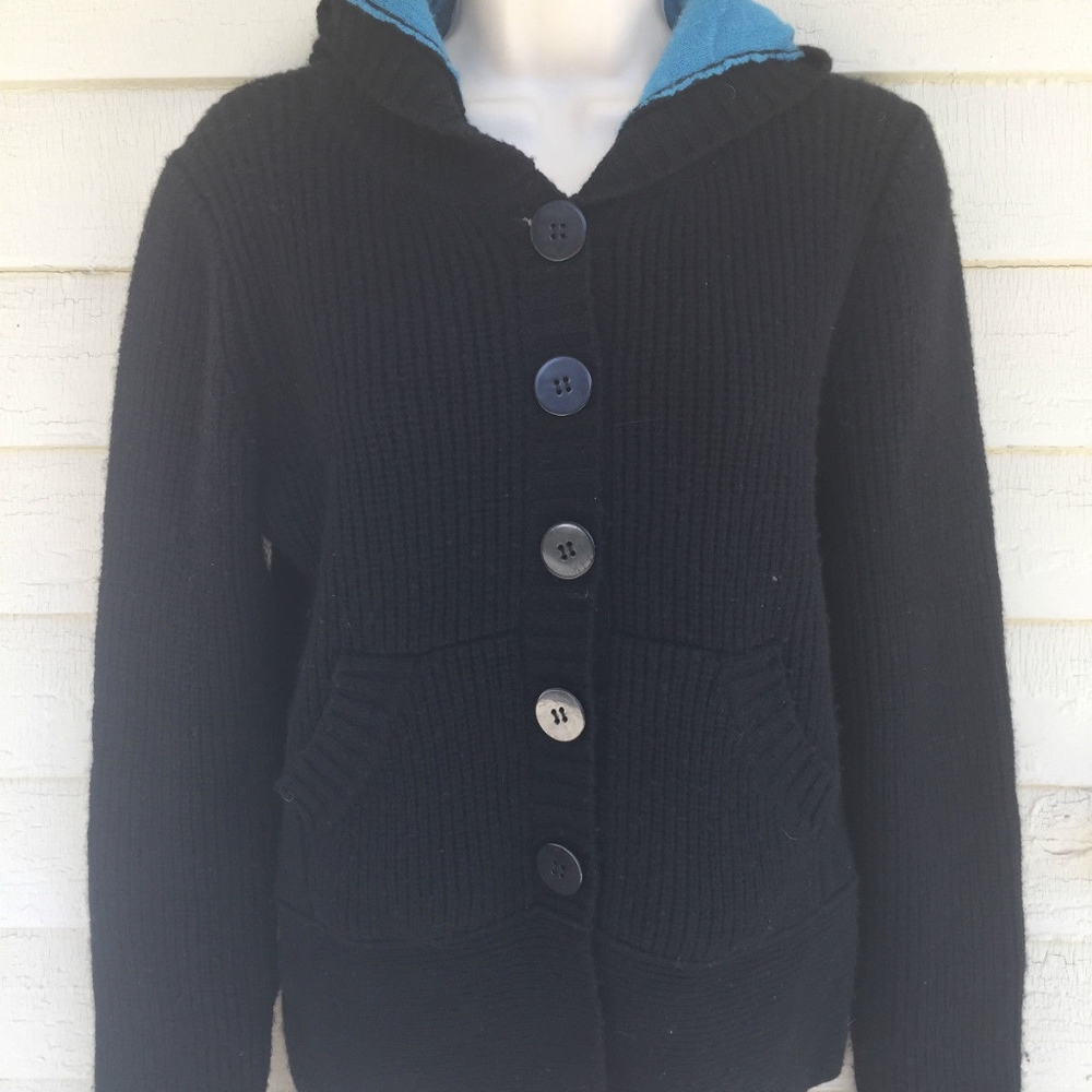 Anthropologie/Cullen 30% cashmere  hooded sweater
