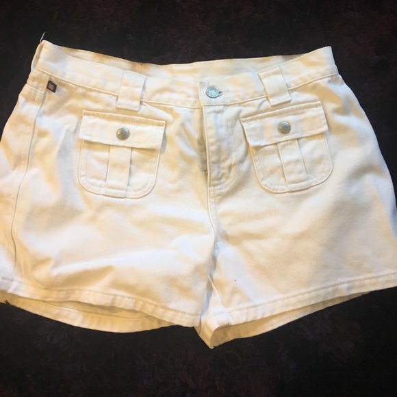Polo jeans white denim shorts - Picture 1 of 2