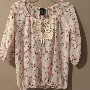 Floral Sheer Top
