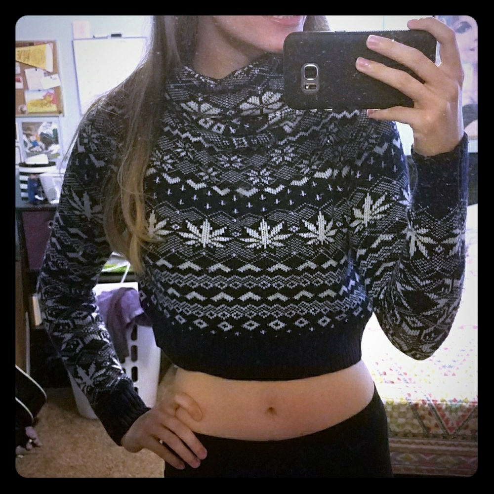 Urban Outfitters cropped sweater