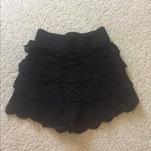 Black shorts