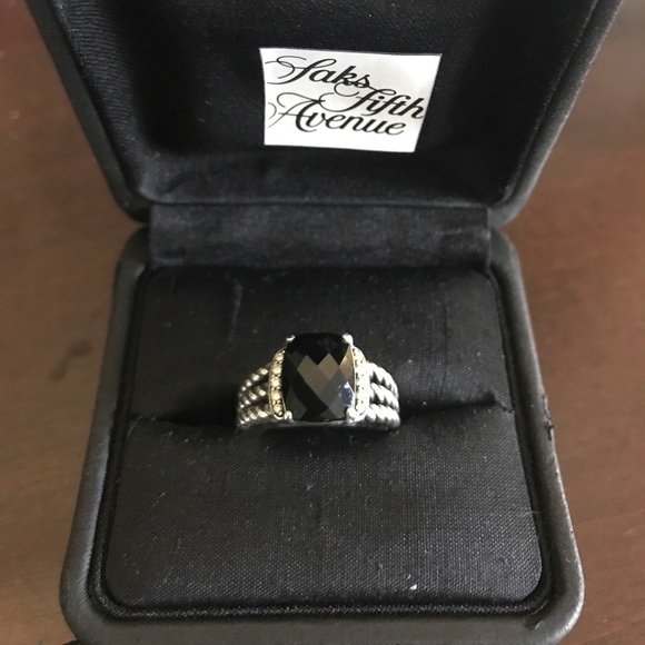 David Yurman Jewelry - David Yurman Ring-- Black Onyx