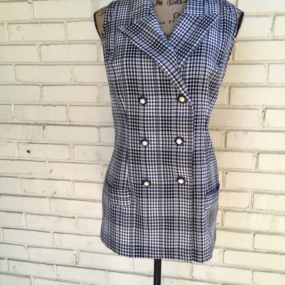 Vintage Double Button Vest