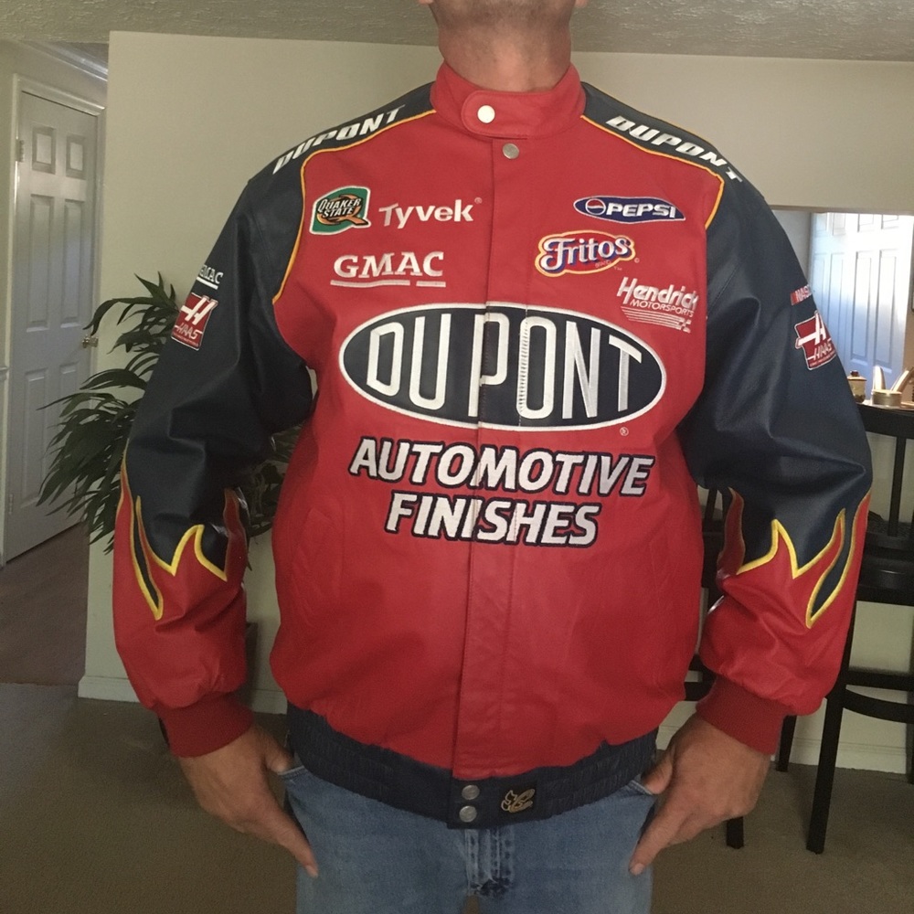 Like-New XL Genuine Jeff Gordon Leather Jacket!