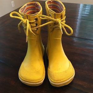Bundgaard kids yellow rain boots