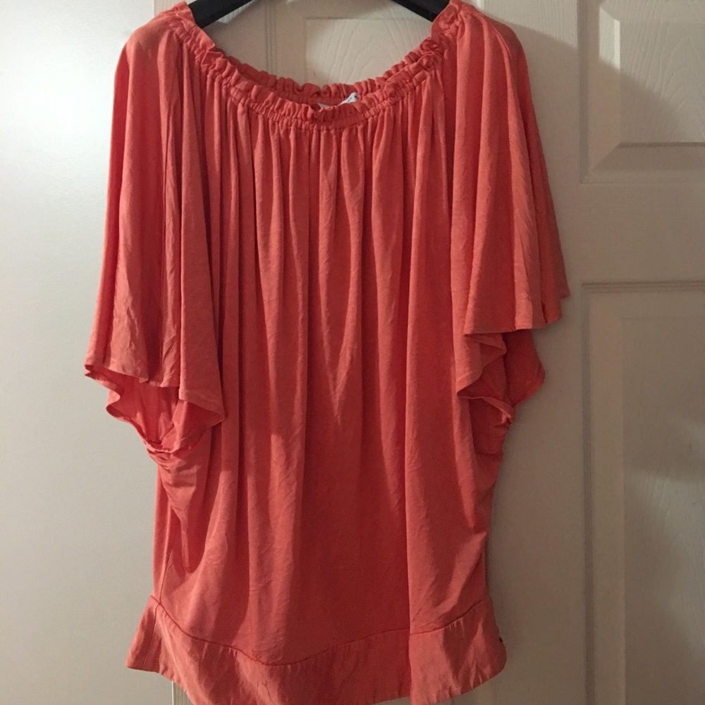 Zara orange loose top